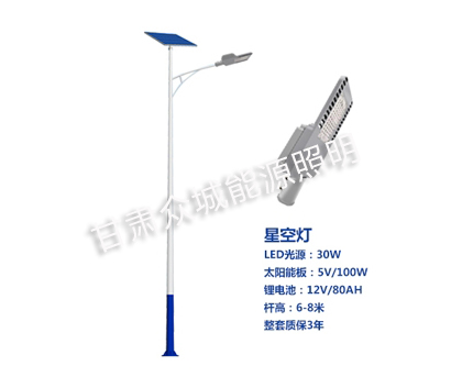 米林爆款太阳能路灯