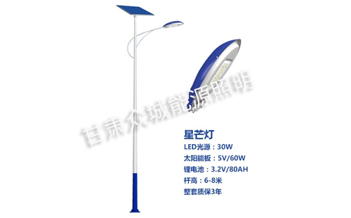 米林太阳能路灯核心技术参数解读